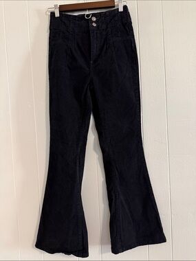 We The Free (Free People) Jayde Corduroy High-Rise Flare Pants